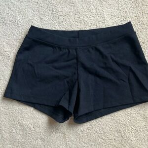 Capezio black dance shorts size medium